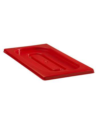 COUVERCLE BAC GASTRO POLYPRO GN1/4 ROUGE