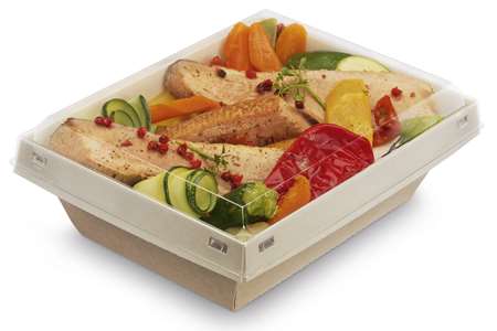 BOITE FOND CARTON 850CC +COV RPET LUXIFOOD