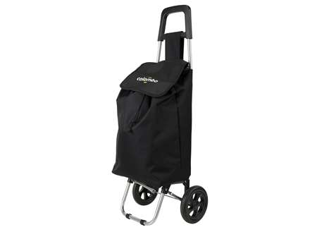 CHARIOT ROLLY NOIR SHOPPING TROLLEY 40L 2 ROUES