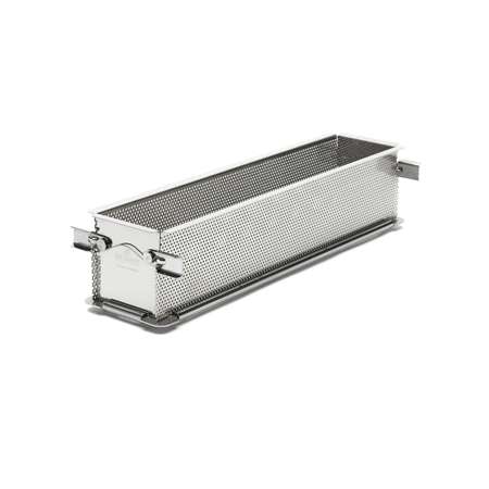 MOULE RECTANGULAIRE DEPLIABLE A CHARNIERES INOX PERFORE