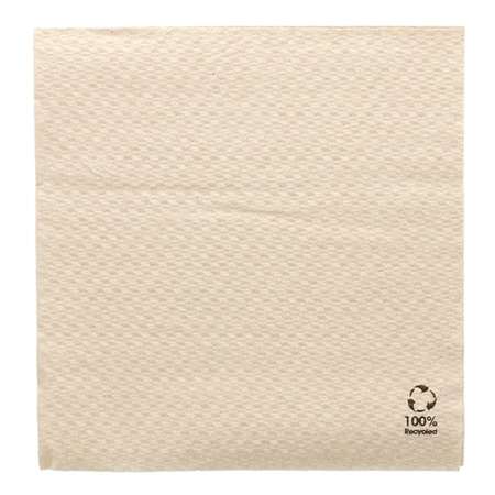 SERVIETTE ECOLABEL 33 X33CM  NATURAL OUATE RECYCLEE