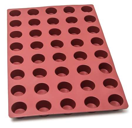 MOULE A MUFFINS SILICONE Ø49xH30MM 40 PIECES