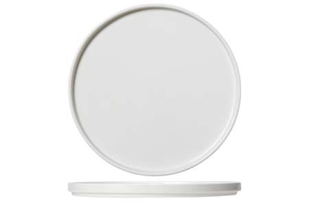 ASSIETTE Ø28.5XH.2CM TASTE STACK BLANC SET6