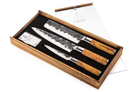 SET DE 3 COUTEAUX FORGED OLIVE 3PIECES