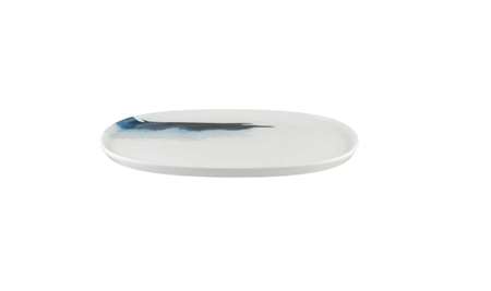 ASSIETTE OVALE BLUEWAVE 34CM