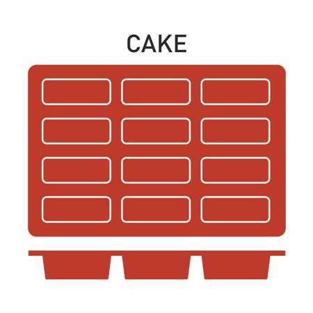 MOULE CAKE X12 EMPLACEMENTS