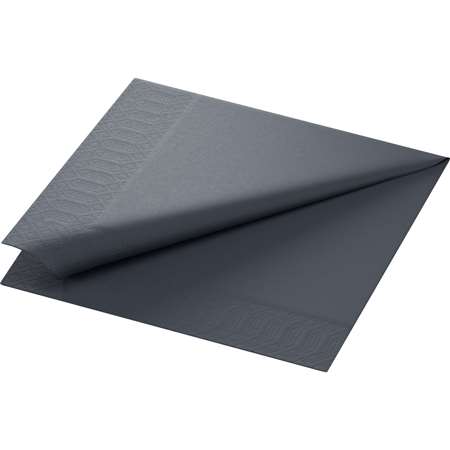 SERVIETTE OUATE DUNI 40 X 40 2F NOIR