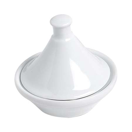 TAJINE MINI Ø7XH.7CM PORCELAINE BLANC