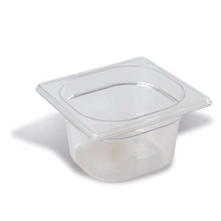 BAC GASTRO GN 1/6 POLYCARBONATE H 100MM