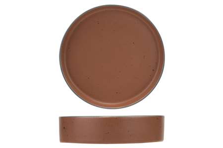 ASSIETTE CREUSE Ø21XH.5CM COPENHAGUE RED CLAY